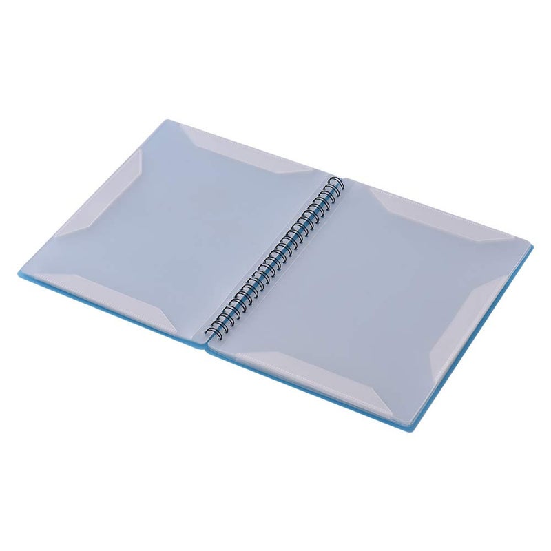 KingPoint Music Sheet File Paper Storage Folder Creative Change Spectrum Folder A4 Letter Size Double Side Sheet Music Folder File for Holding Sheet Music and Files Etc (Blue) - Image 3
